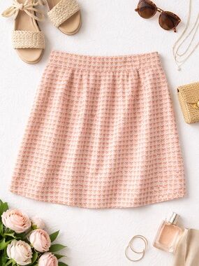 Elizabeth McKay A-Line Butterfly Mini Skirt - Silk Cotton Blend - Size 6 - NWT